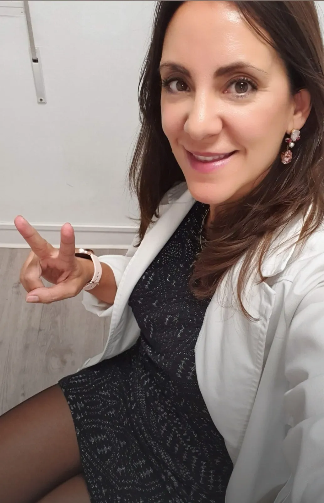La doctora en su consulta